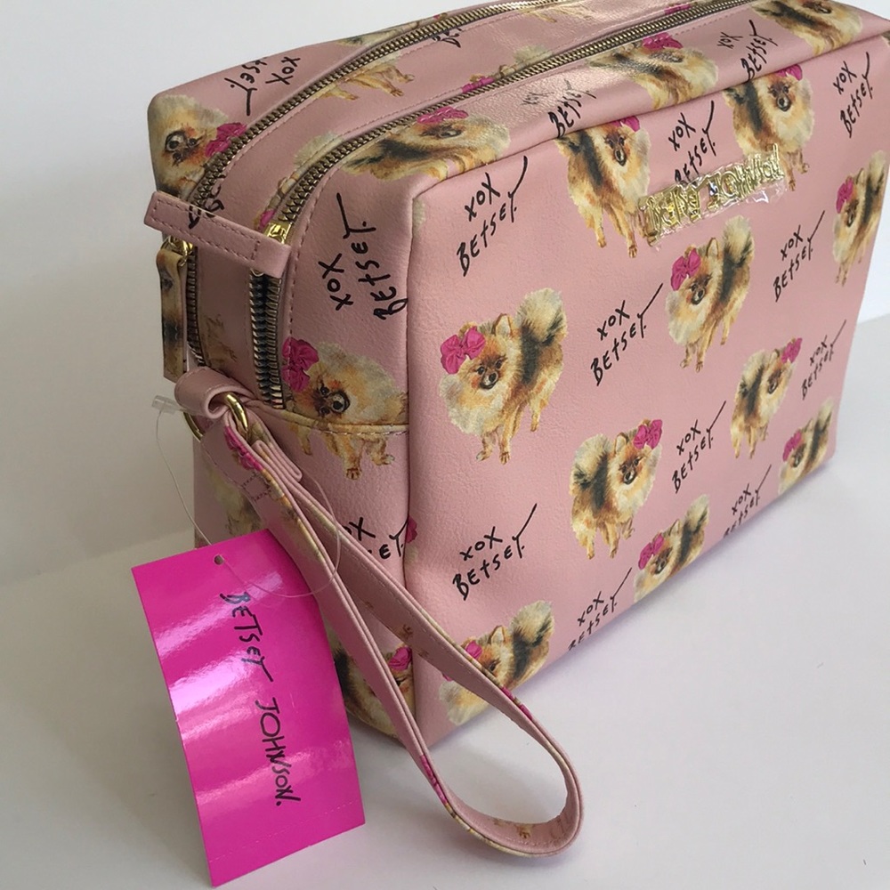 NWT Betsey Johnson Double Zip Travel Bag - Picture 3 of 8